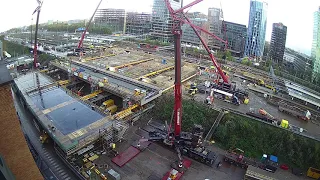 Timelapse concrete tunnel Amsterdam