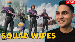 SQUAD WIPES ONLY | PUBG MOBILE
