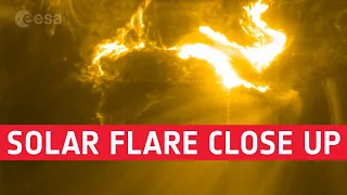 Solar Flare Close Up