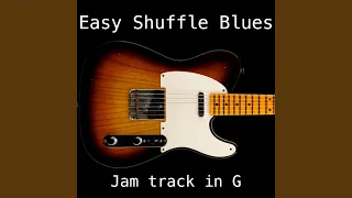 Easy Shuffle Blues Jam track in G