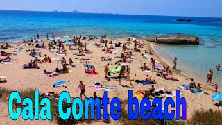 Cala Comte Beach Ibiza |Top beaches of Ibiza |Cala Conta beach | playas Bonitas de Ibiza