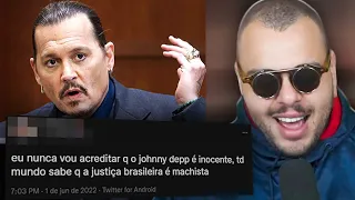 o Johnny Depp só venceu pq a justiça brasileira é machista 😠😠