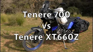 Tenere 700 vs Tenere XT660Z