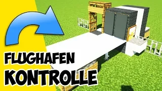 Minecraft Flughafenkontrolle bauen | wie baut man eine Flughafenkontrolle in Minecraft