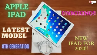 Apple iPad (10.2-inch, Wi-Fi, 32GB) - Silver (Latest Model, 8th Generation) Unboxing.