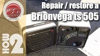 Brionvega ts 505 radio repair and restore
