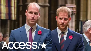 Did Prince William & Prince Harry Give Each Other The Cold Shoulder At Easter Service? | Access