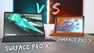 SHOWDOWN: Surface Pro X vs Surface Pro 7!