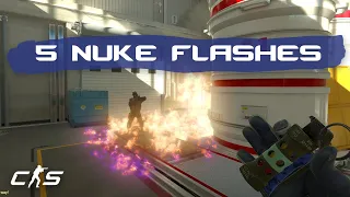 CS2 Nuke - Carry your team with these 5 EASY Flashbangs!