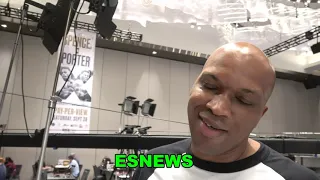 Spence Reaction To His Coach Near Fight WIth Kenny Porter EsNews Boxing