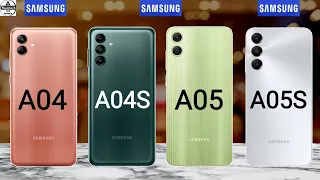 Samsung Galaxy A04 vs A04S vs A05 vs A05S