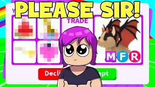 I traded the TOP 5 RAREST PETS in adopt me!