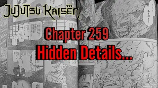 Chapter 259 Hidden Details... │Jujutsu Kaisen Manga Spoilers
