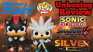 Sonic The Hedgehog: Shadow & Silver Funko Pops Unboxing Review!