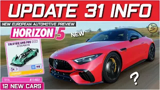 NEW Car Pack + 12 NEW CARS in Forza Horizon 5 Update 31 (FH5 European Automotive Festival Playlist)