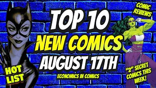 TOP 10 New Comic Books August 17th 2022 🔥 COMIC REVIEWS, COVERS, & KEYS 🔥