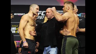 #UFC297 Careos Ceremonia de Pesaje