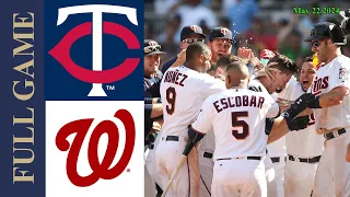 Twins Vs. Nationals Full Game Highlights May 22, 2024  | MLB Highlights | 2024 MLB Season