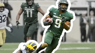 Kenneth Walker III 2021 College Football Highlights - Michigan State Spartans