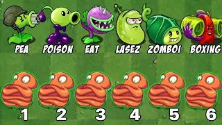 Every Plants 1 POWER-UP vs 99 Octopus Item - Which Plant Will Win? - PvZ 2 Challenge