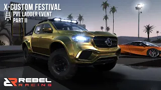 Rebel Racing | Staging 6★ Mercedes X-Class (Custom) & Completing PvE Ladder Event