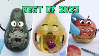 MY BEST FOODSURGERIES OF 2023 - LIFE IS BETTER WITH DOODLES🤣❤️  #fruitsurgery #foodsurgery #baby