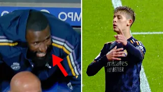 😅 Spotted: Rudiger's celebrates Arda Guler's goal different from everyone else