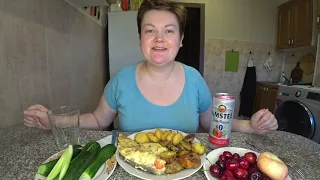 Мукбанг всё САМОЕ ВКУСНОЕ на ужин 🍖Моё тело - МОЁ дело! Ответы на НАБОЛЕВШИЕ вопросы