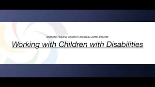 Working with Children with Disabilities