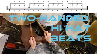 Weekly Drum Lesson: Two-Handed Hi Hat Beats