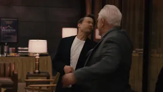 Logan slaps Roman after Shiv's "Dinosaur Cull" Comment | Succession Season 2, Episode 6