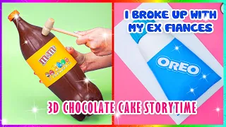 WHY I BROKE UP WITH MY EX FIANCES 😷 3D CHOCOLATE CAKE STORYTIME