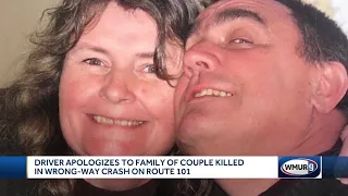 Driver apologizes to family of couple killed in wrong-way crash on Route 101