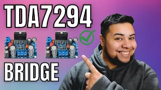 🔊 TDA7294 en BRIDGE | Cómo CONECTAR Amplificadores en Puente (+170W) | BTL Amp