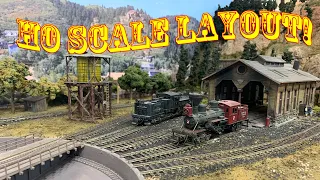 David Merrill's Beautiful HO Scale Model Railroad -  Color Country Annual Layout Open House
