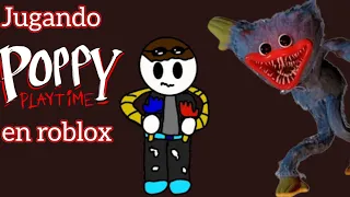 Jugando poppy playtime (pero en roblox) 📦