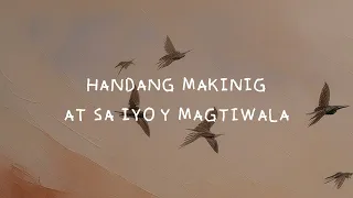 Tanging Kailangan - Official Lyric Video