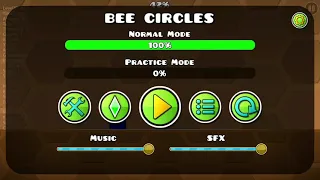 Working on my level “Bee Circles”