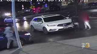 Carjacking at shopping complex in Nicetown caught on camera
