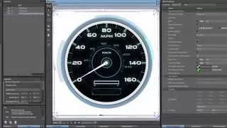 Getting Started with GL Studio: Instrument Cluster Speedometer