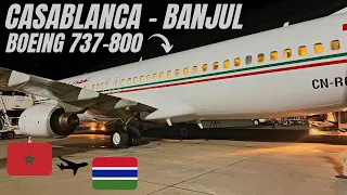 TRIP REPORT | Royal Air Maroc Economy | Casablanca CMN to Banjul BJL | Boeing 737-800