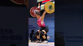 Kuo Hsing Chun (59kg 🇹🇼) 102kg / 225lbs Snatch Slow Motion! #snatch #slowmotion #weightlifting