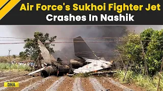 Air Force's Sukhoi Fighter Jet Crashes In Nashik's Maharashtra: Pilot, Co-Pilot Eject Safely