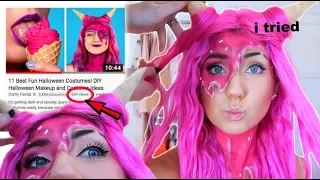 Testing Crafty Panda's "11 Best Fun Halloween Costumes! DIY Halloween Makeup and Costume Ideas"