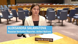 What do UN verbatim reporters do?