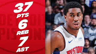 Jaden Ivey Goes Off For CAREER-HIGH 37 PTS In Pistons W! 🔥 | February 7, 2024