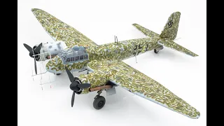 Junkers Ju88 G6 Nachtjäger (Night Fighter)  Full video build Dragon 1/48