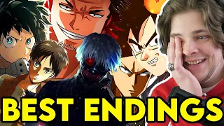 NON Anime Fan Reacts to Top 100 Anime Endings