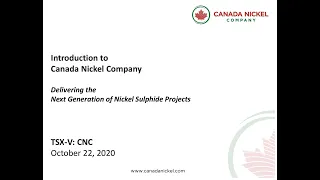 Canada Nickel Mineral Resource Update and Makes a Third New Discovery