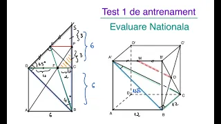 Test 1 antrenament - Evaluare Nationala (Math PDR)